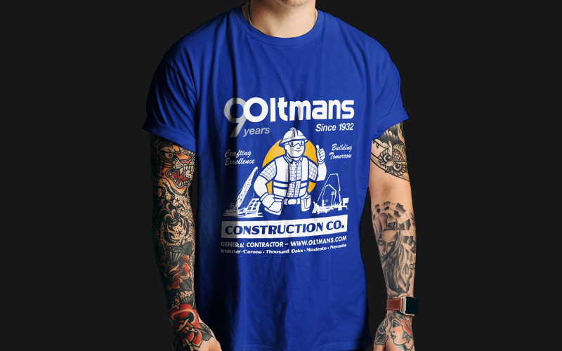 Oltmans’ 90th Anniversary T-Shirt Graphic